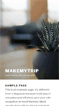 Mobile Screenshot of makemytrip.de